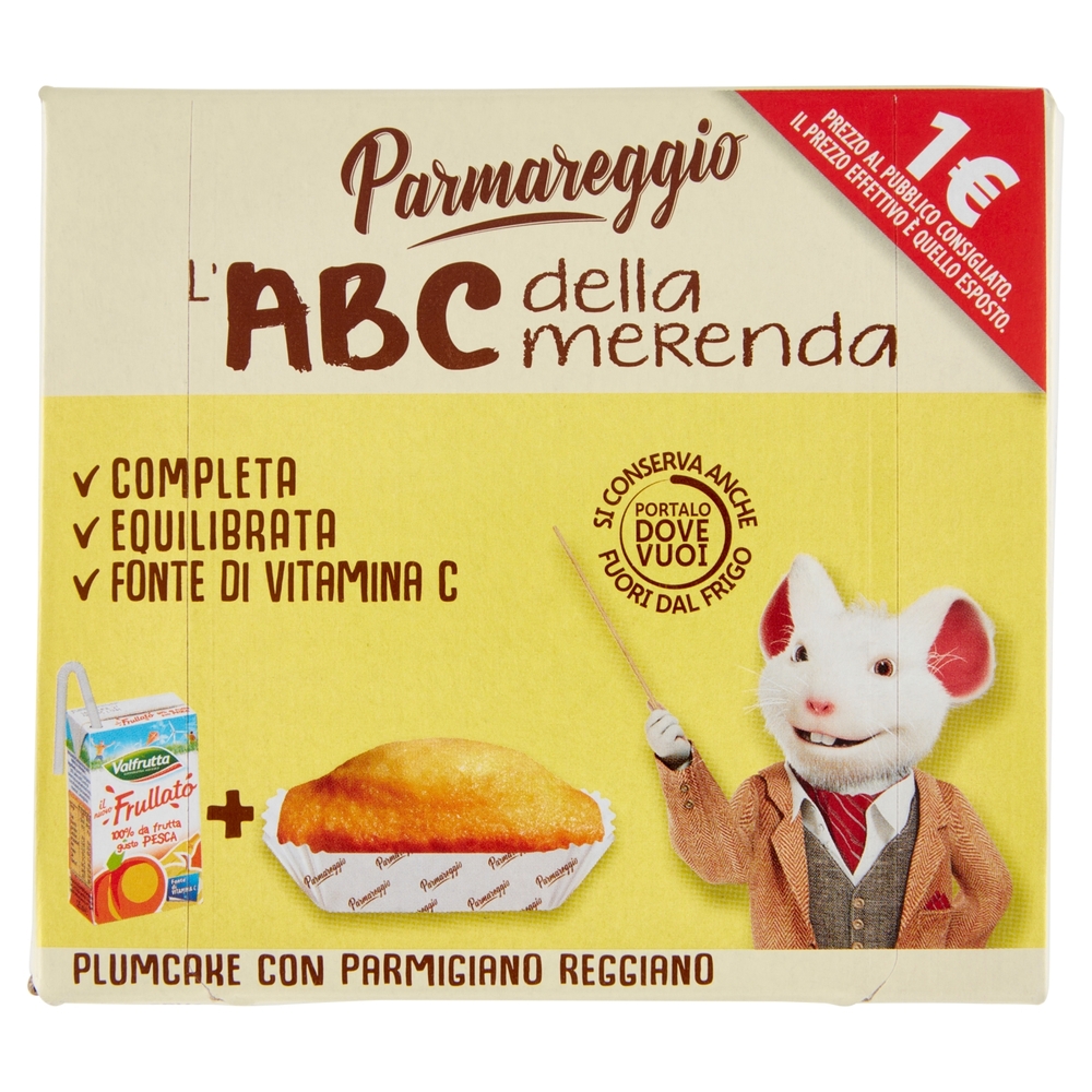 ABC Merenda Plumcake con Parmigiano Reggiano, 159 g